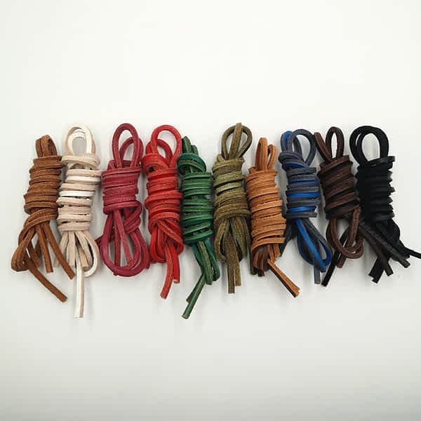 34 - leather shoelace