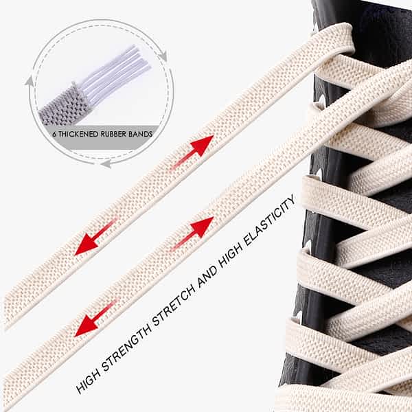 22 - elastic no tie shoelace