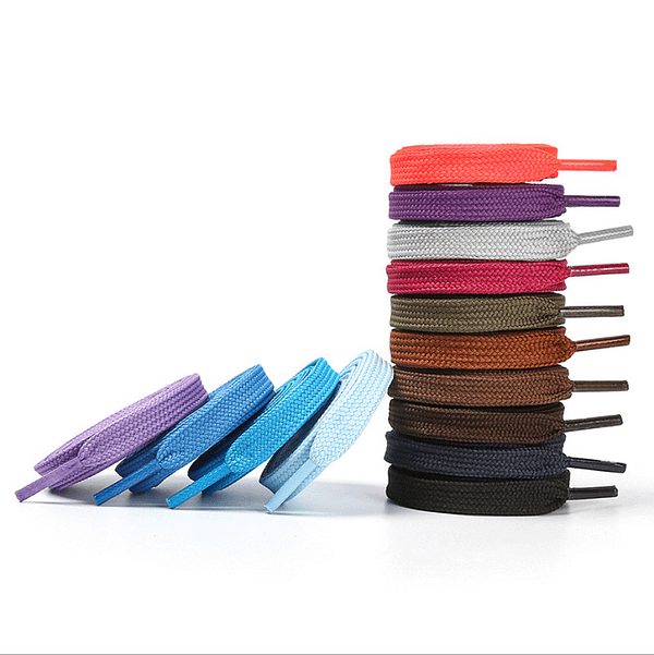 2 - double layer flat laces Material